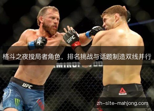 格斗之夜搅局者角色,排名挑战与话题制造双线并行 格斗之夜搅局者角色,排名挑战与话题制造双线并行